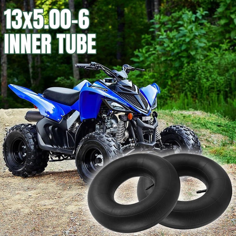 NIGOOLATA 13x5.00-6 Inner Tubes with Straight Valve Stem(2 Pack) - Heavy Duty 5.00-6 Replacement Tire Tubes for Razor Dirt Quad, Lawn Mowers, ATVs, Dirt Bikes - Image 5